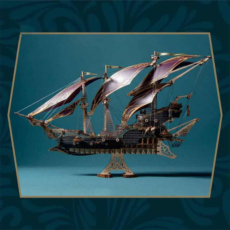 3D Wooden Puzzle | Epic Sailing Ship - Lord of Mysteries-CraftoyX