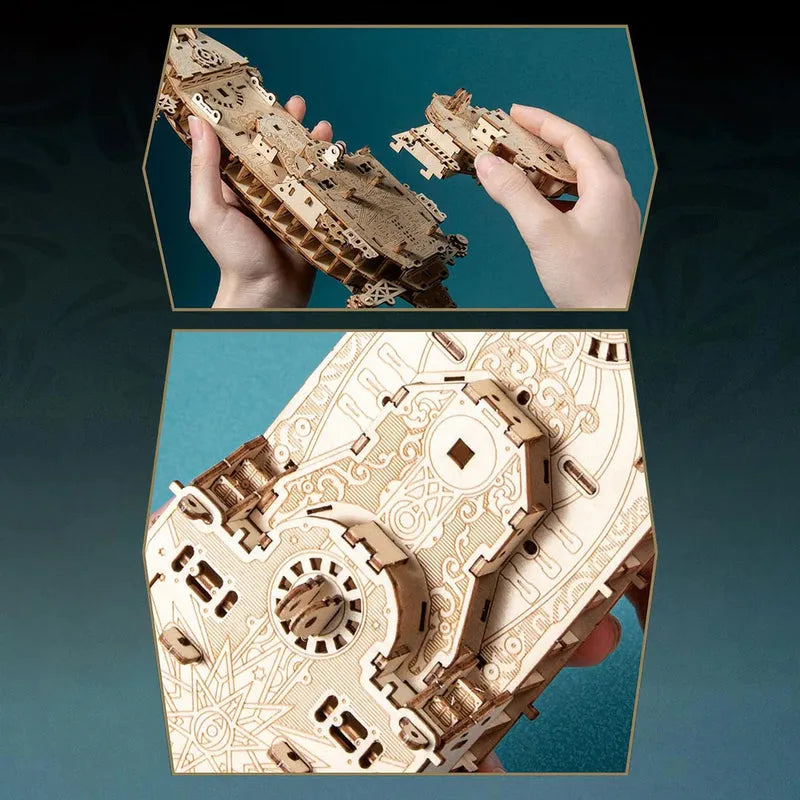 3D Wooden Puzzle | Epic Sailing Ship - Lord of Mysteries-CraftoyX