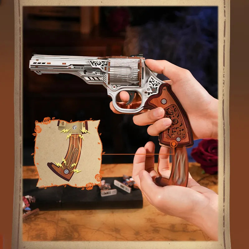 3D Wooden Puzzles | Gun and Rose-CraftoyX