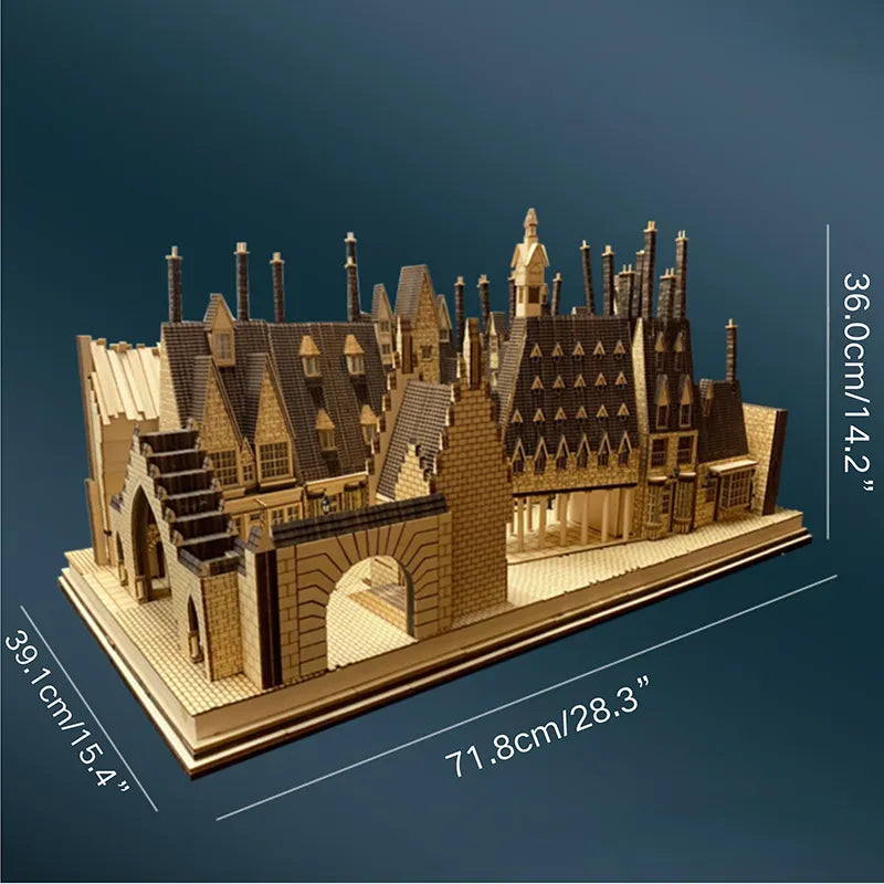 3D Wooden Puzzle Kit | Harry Potter Hogwarts Castle-CraftoyX