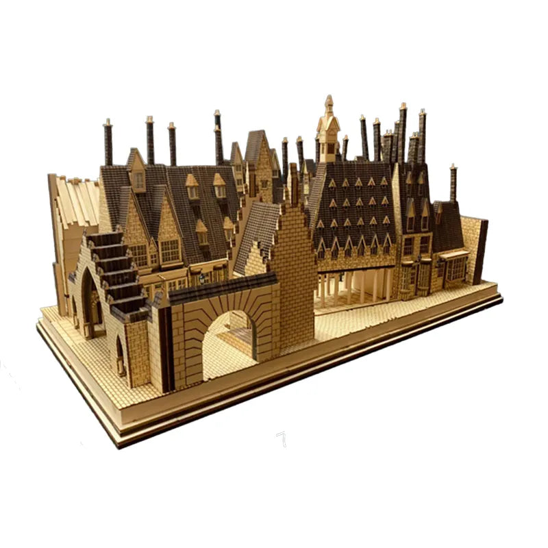 3D Wooden Puzzle Kit | Harry Potter Hogwarts Castle-CraftoyX