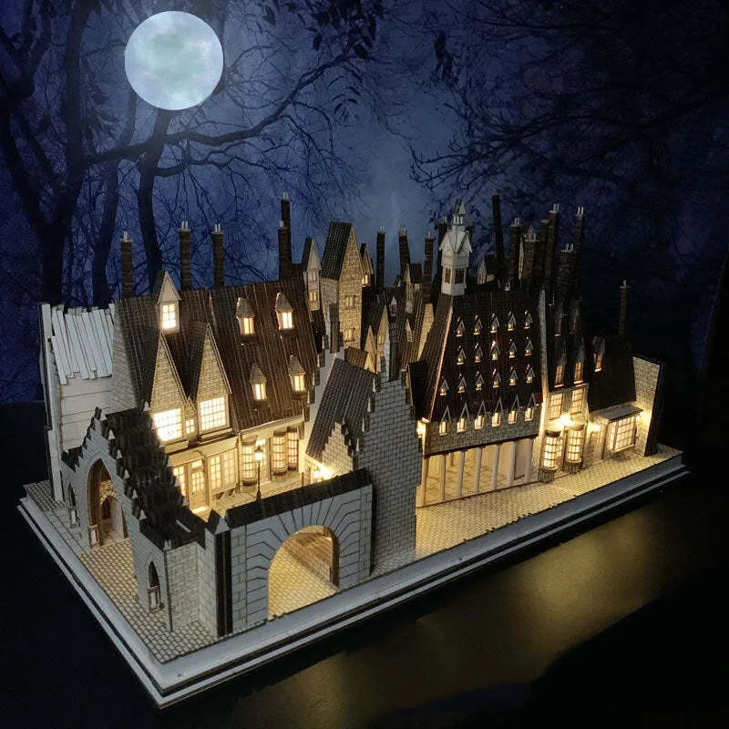 3D Wooden Puzzle Kit | Harry Potter Hogwarts Castle-CraftoyX