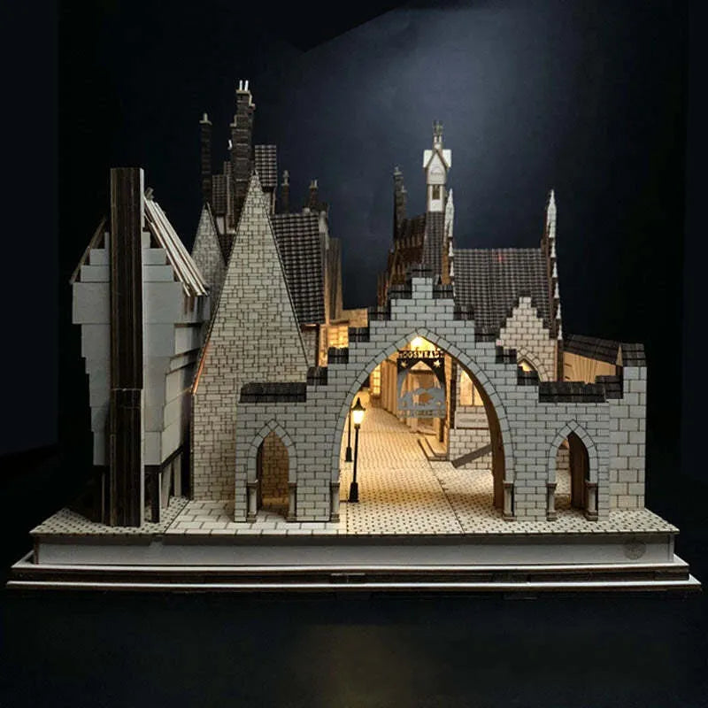 3D Wooden Puzzle Kit | Harry Potter Hogwarts Castle-CraftoyX