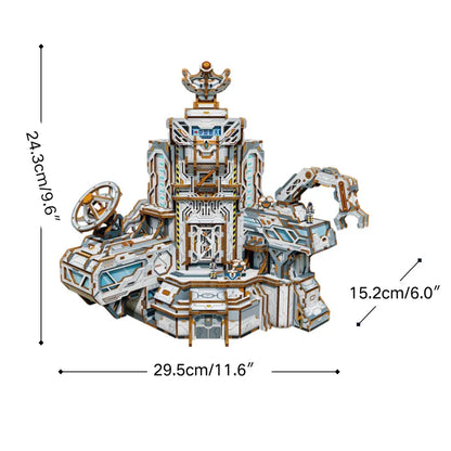 3D Wooden Puzzles | Mars Base-Chi Di Fortress-CraftoyX