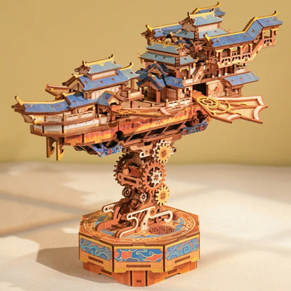 3D Wooden Puzzles | Wind Voyager-CraftoyX