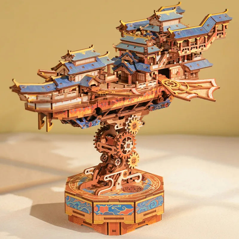 3D Wooden Puzzles | Wind Voyager-CraftoyX