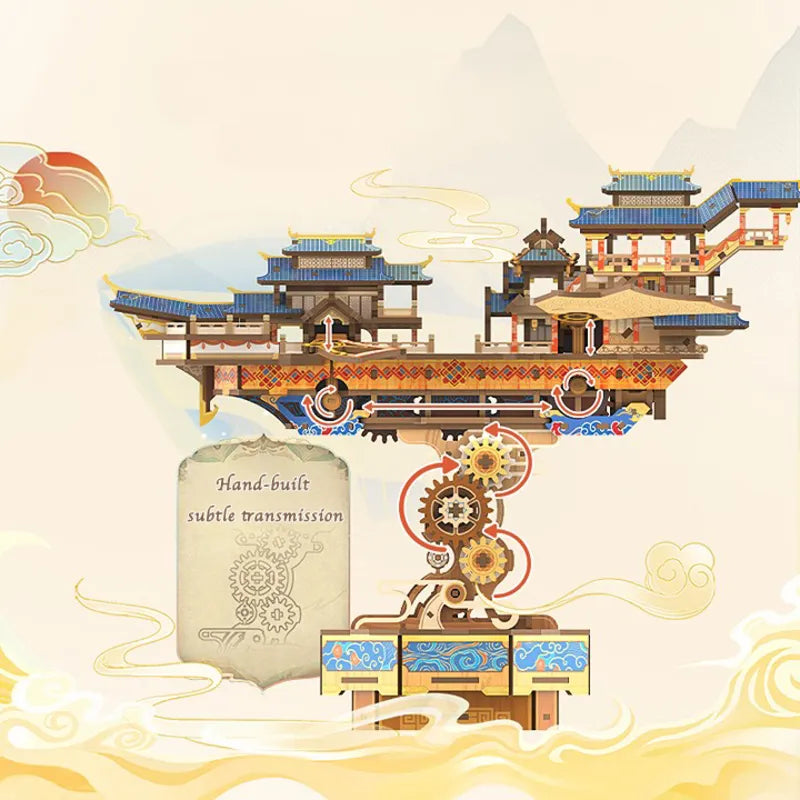 3D Wooden Puzzles | Wind Voyager-CraftoyX