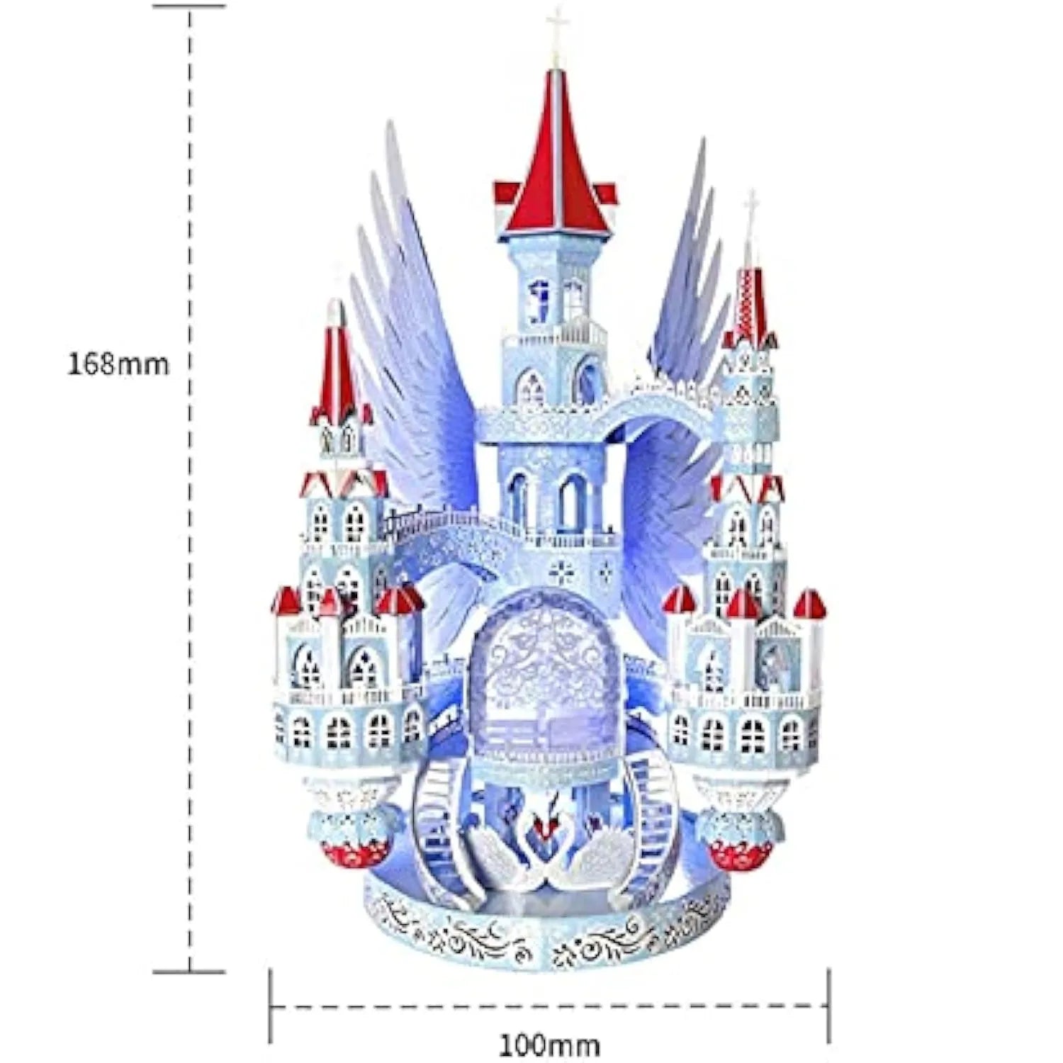 by craftoyx Angel Castle Metal Puzzle Kit Details