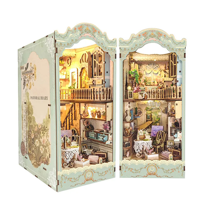 by craftoyx Countryside Diary Book Nook Kit Assembled 