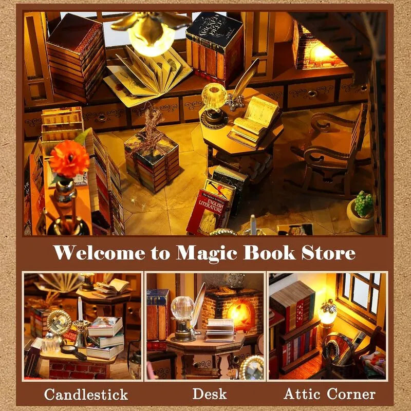 by craftoyx Craft Gift Ideas Magic Bookstore