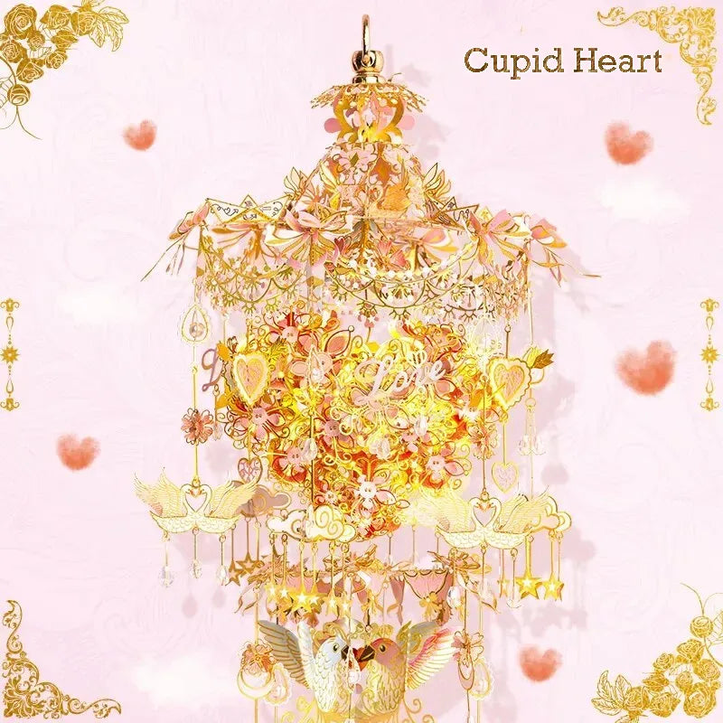 by craftoyx Cupid Heart 3D Metal Puzzle Front Display