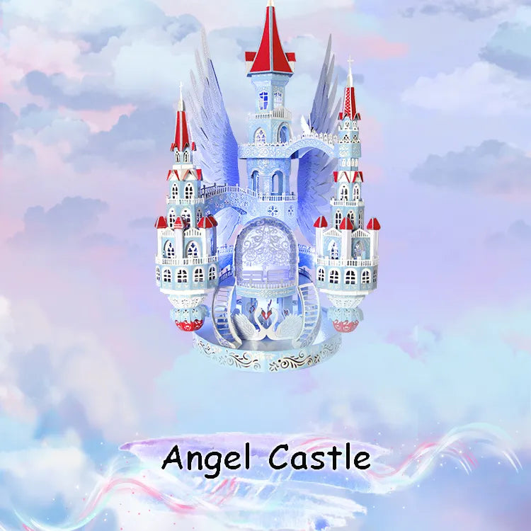 by craftoyx DIY Metal Puzzle Angel Castle Perfect Gift