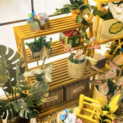 by craftoyx DIY Mini Dollhouse Flower House 3D Puzzles Sunshine Flower House 
