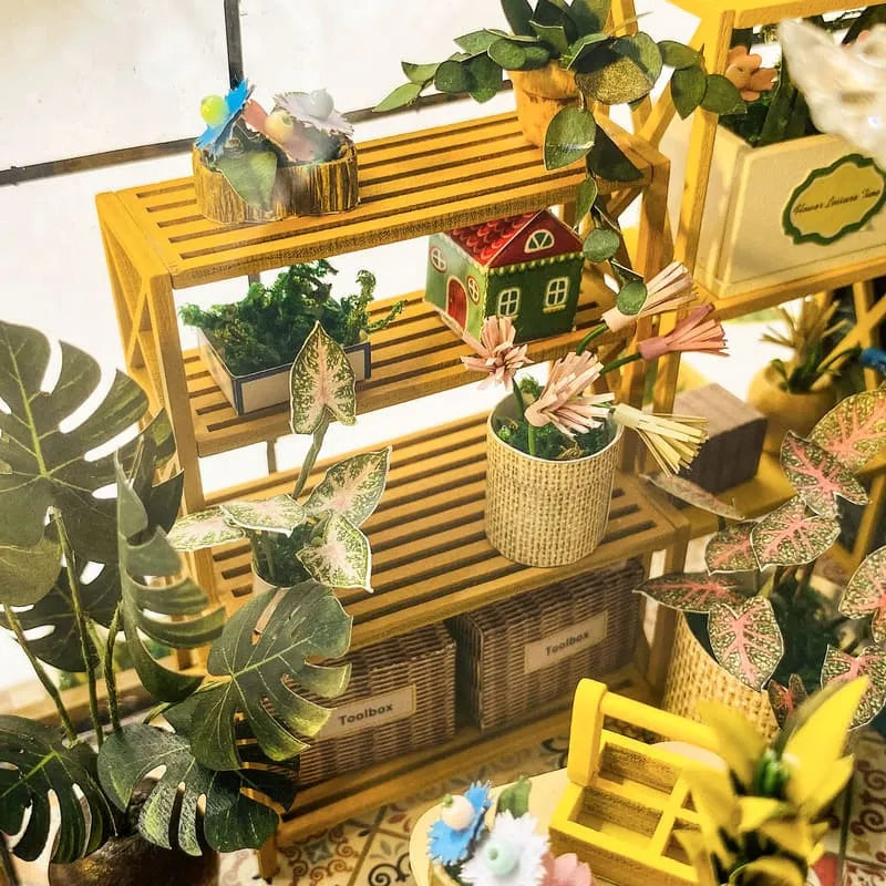by craftoyx DIY Mini Dollhouse Flower House 3D Puzzles Sunshine Flower House 