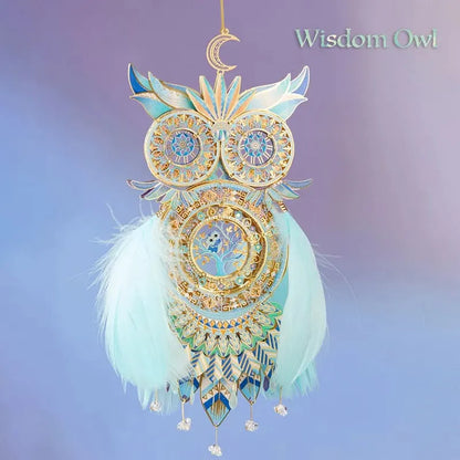 by craftoyx Dream Feather Elegance Metal Craft Assembled Display 