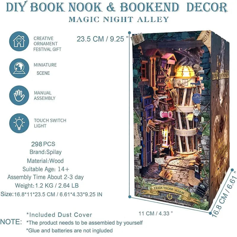 by craftoyx Magic World Book Nook Assembly Instructions