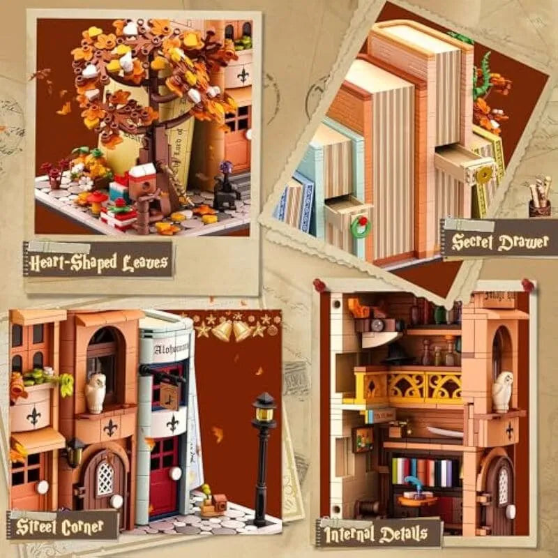 by craftoyx Miniature House Model Building Set Product Details Magic Bookends 