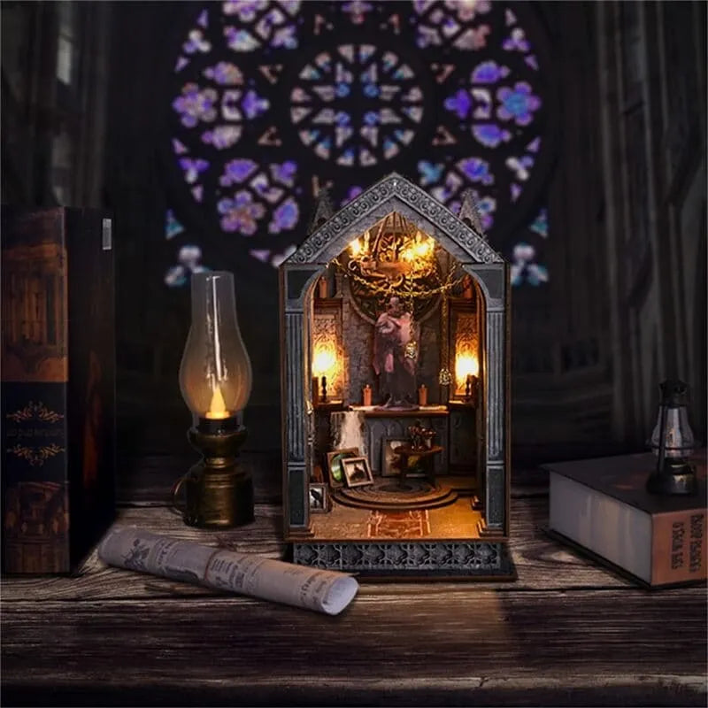 by craftoyx Perfect Gift Idea Interactive Lighting Book Nook Quiet Night Prayer 