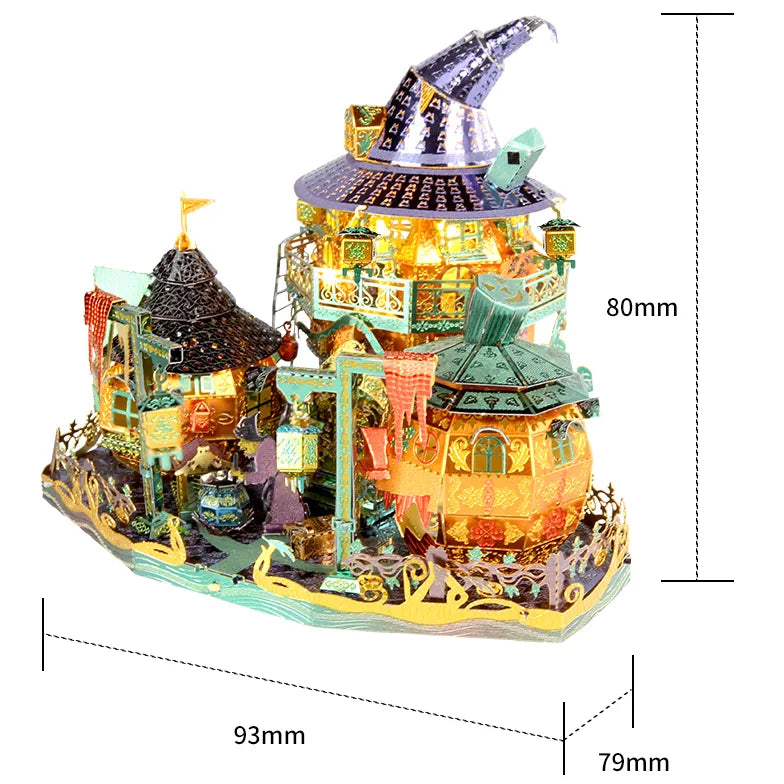 by craftoyx Pumpkin House Metal Puzzle Kit Details