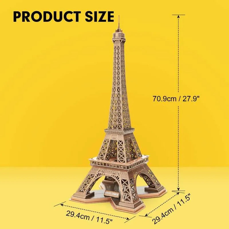 3D Puzzles | Eiffel Tower - National Geographic - CraftoyX