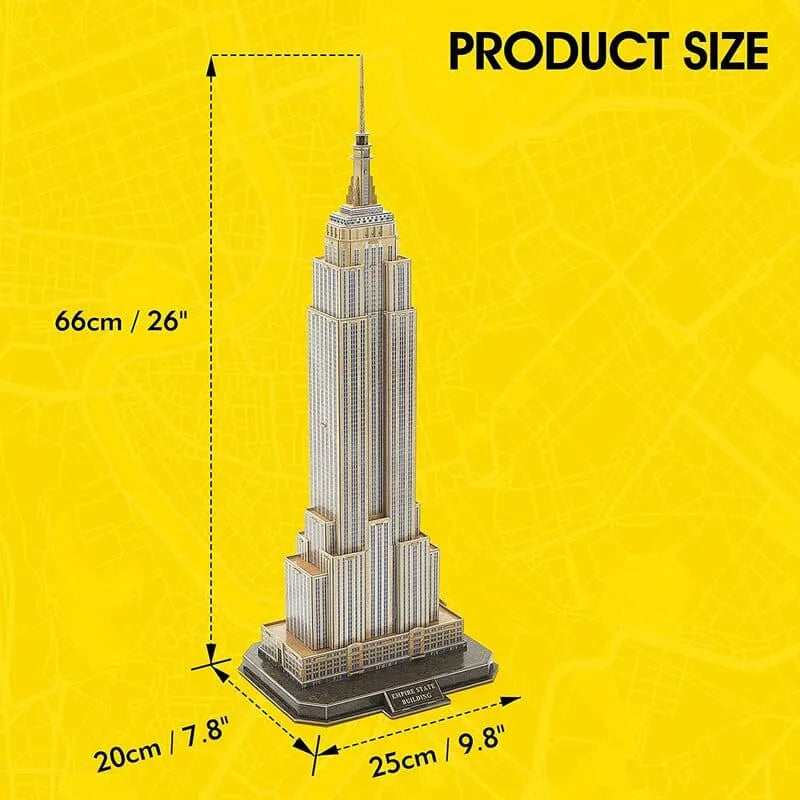 3D Puzzles | Empire State Building - CraftoyX