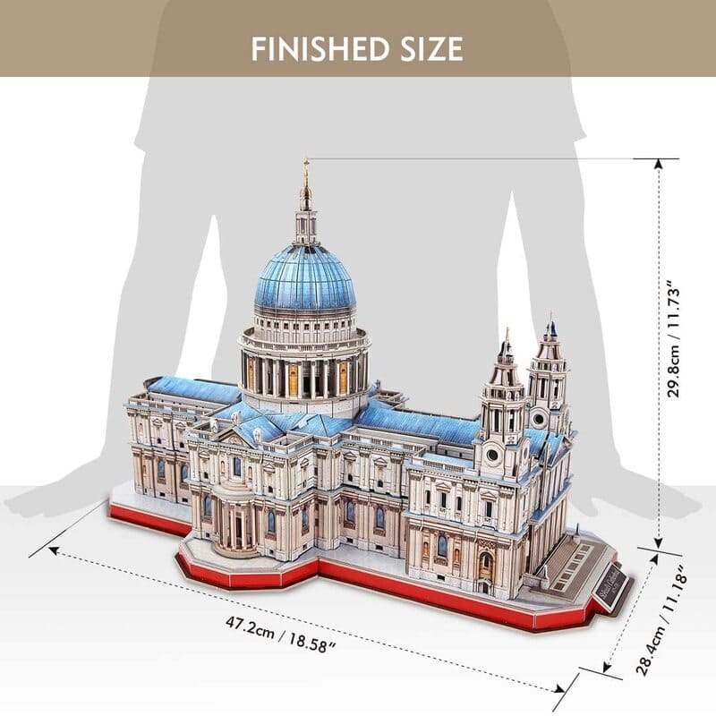 3D Puzzles | LED Large Saint Paul's Cathedral - CraftoyX