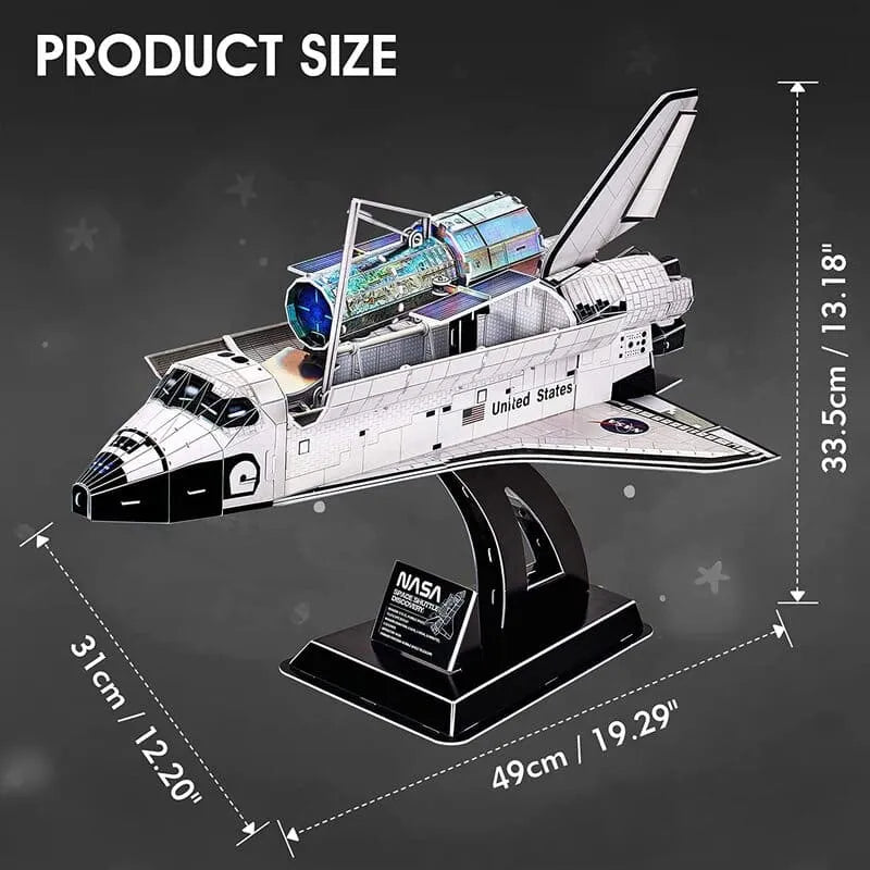 3D Puzzles | NASA Space Shuttle Discovery - CraftoyX