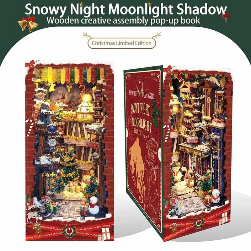 Book Nook Kit | Magic Snow Moon - CraftoyX