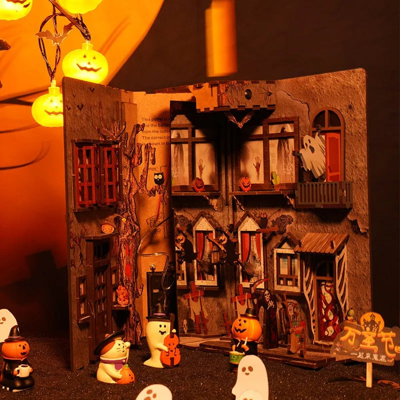 Book Nook Kits | Halloween Alley - CraftoyX