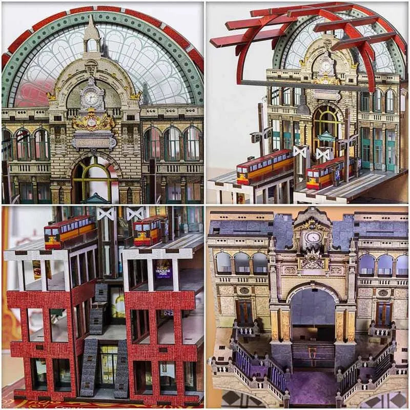 Book Nook Kits | Railway Cathedral - CraftoyX