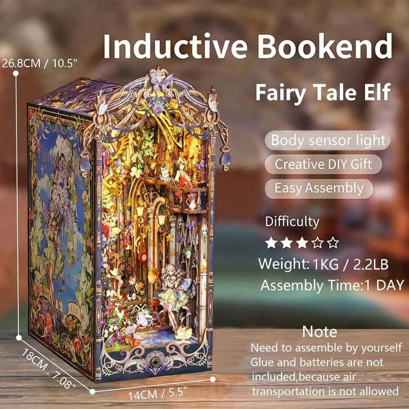 Book Nook Kit | Fairytale Elf - CraftoyX