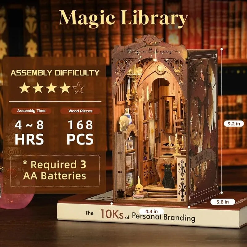 Book Nooks | Magic Library - CraftoyX