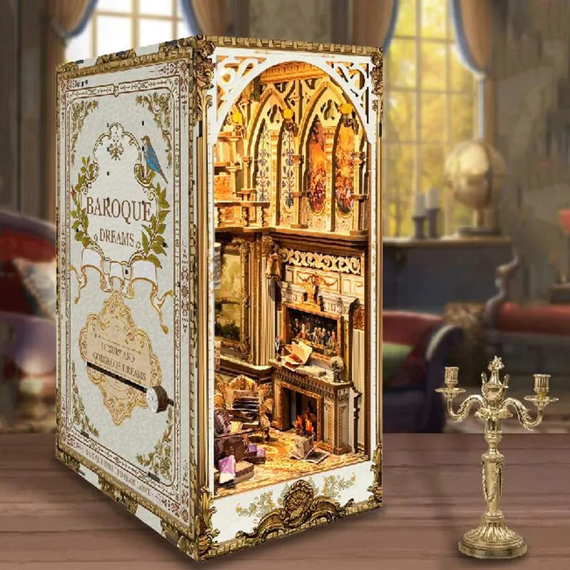 DIY Book Nook Kit | Baroque Dreams-CraftoyX