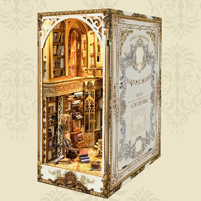 DIY Book Nook Kit | Baroque Dreams-CraftoyX