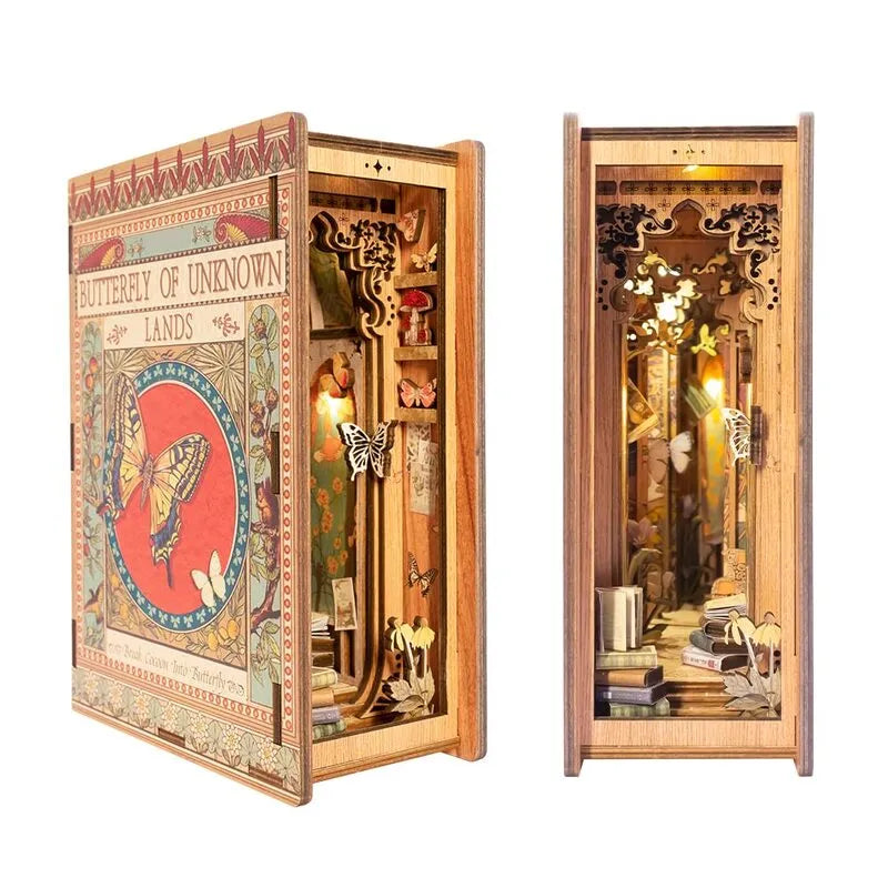 Book Nook Kit | Butterfly of Unkonw Lands-CraftoyX