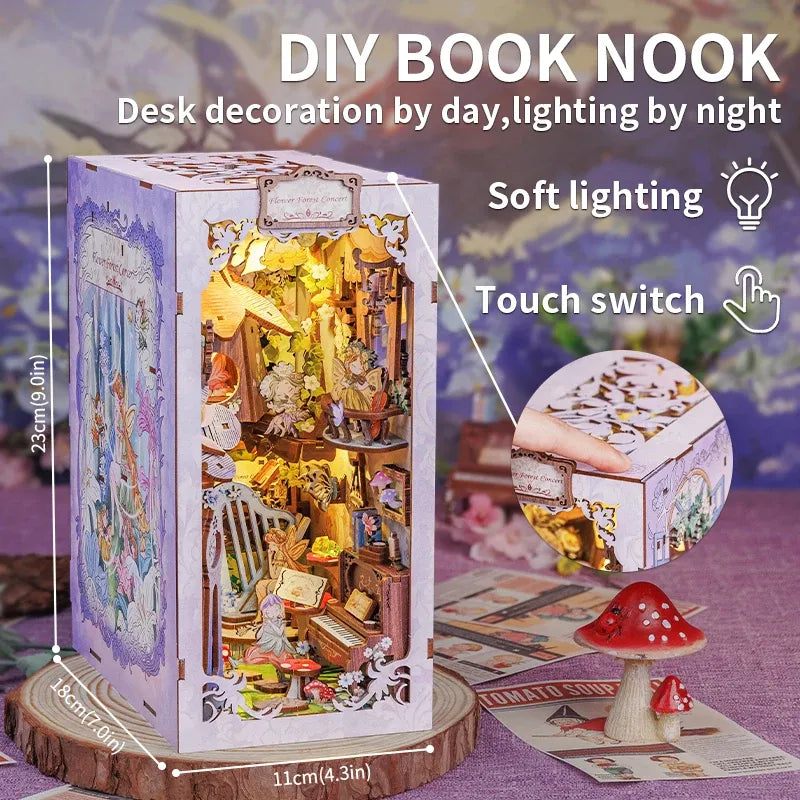 Book Nook Kit | Flower Forest Concert-CraftoyX