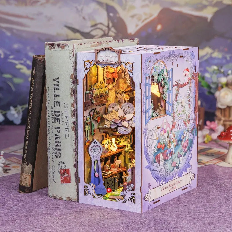 Book Nook Kit | Flower Forest Concert-CraftoyX