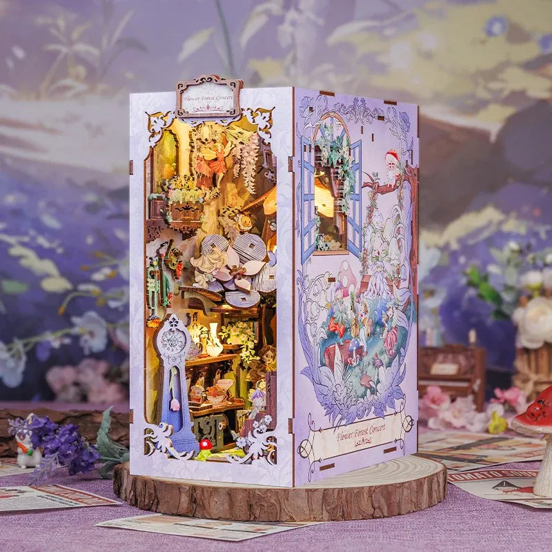 Book Nook Kit | Flower Forest Concert-CraftoyX