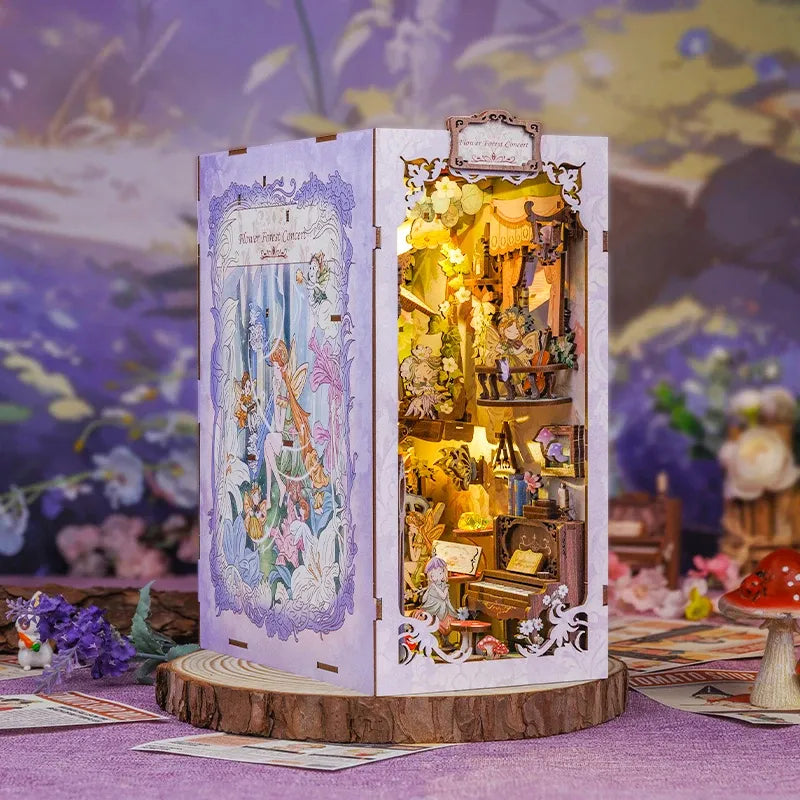 Book Nook Kit | Flower Forest Concert-CraftoyX