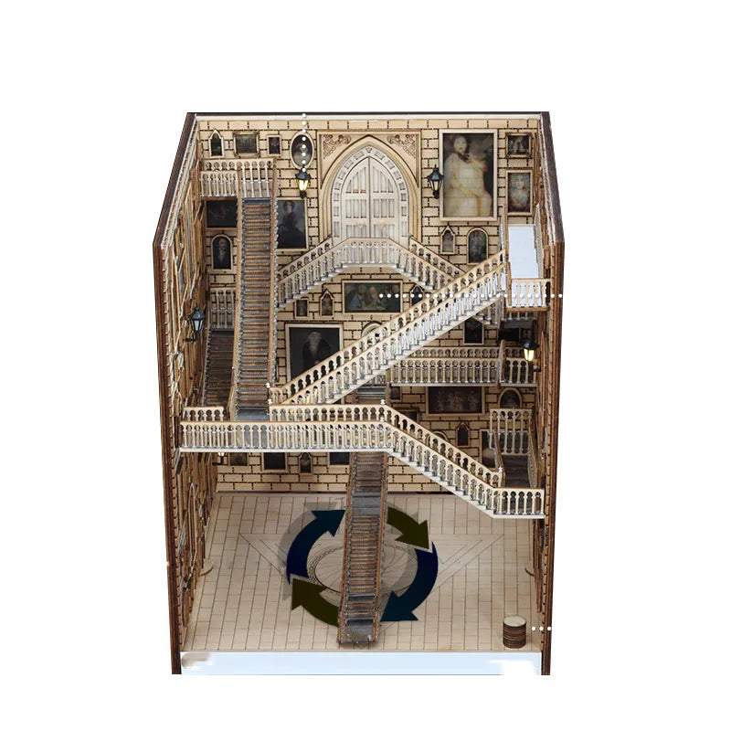 Book Nook Kit | Harry Potter Spiral Staircase-CraftoyX