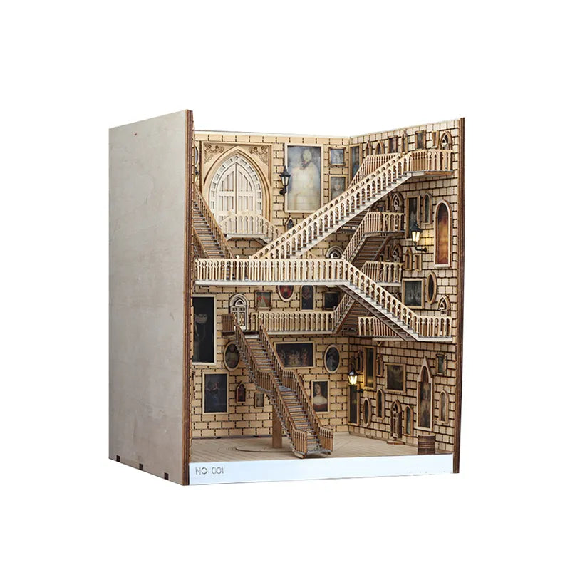 Book Nook Kit | Harry Potter Spiral Staircase-CraftoyX