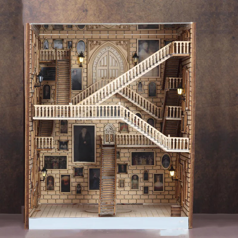 Book Nook Kit | Harry Potter Spiral Staircase-CraftoyX