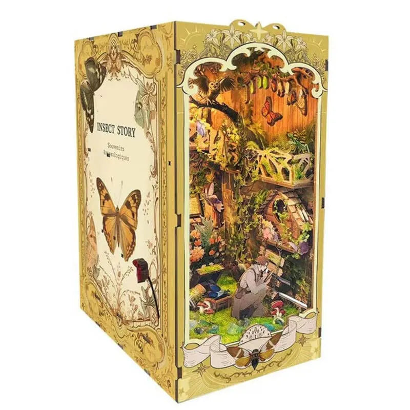 Book Nook Kit | Insect Story Miniature World - CraftoyX