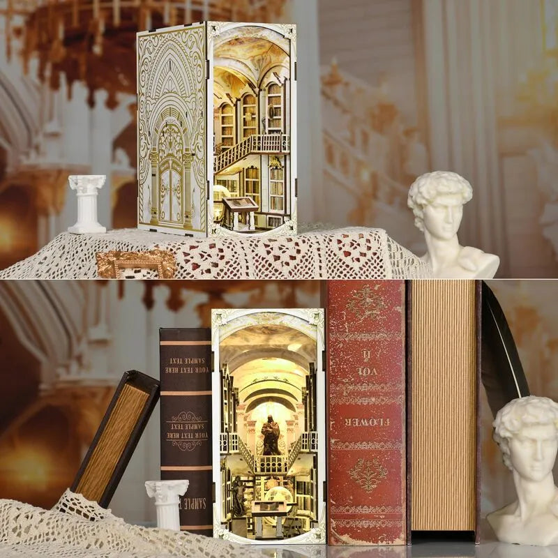 Book Nook Kit | Library of Gods-CraftoyX