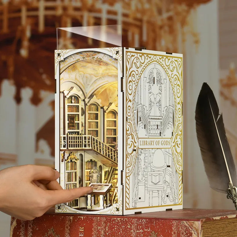 Book Nook Kit | Library of Gods-CraftoyX