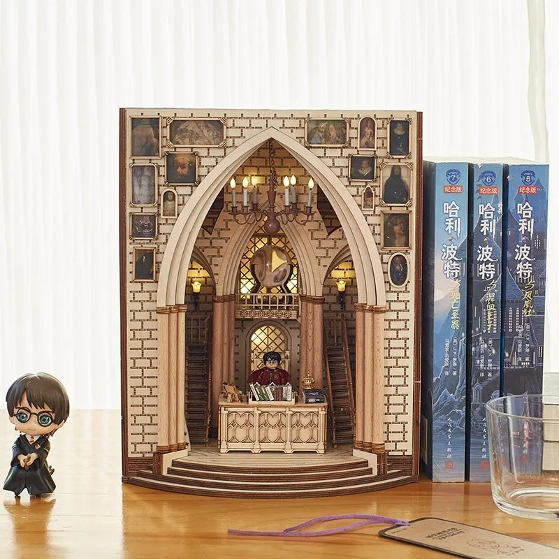 Book Nook Kit | Magic Office - Harry Potter Bookends-CraftoyX