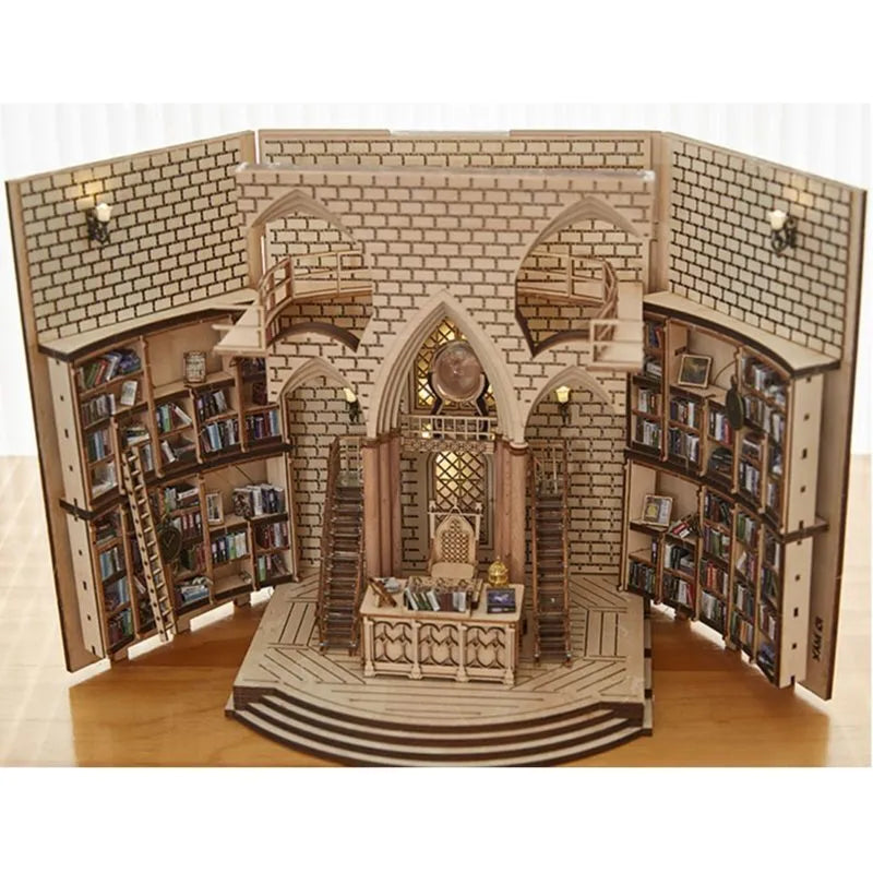 Book Nook Kit | Magic Office - Harry Potter Bookends-CraftoyX