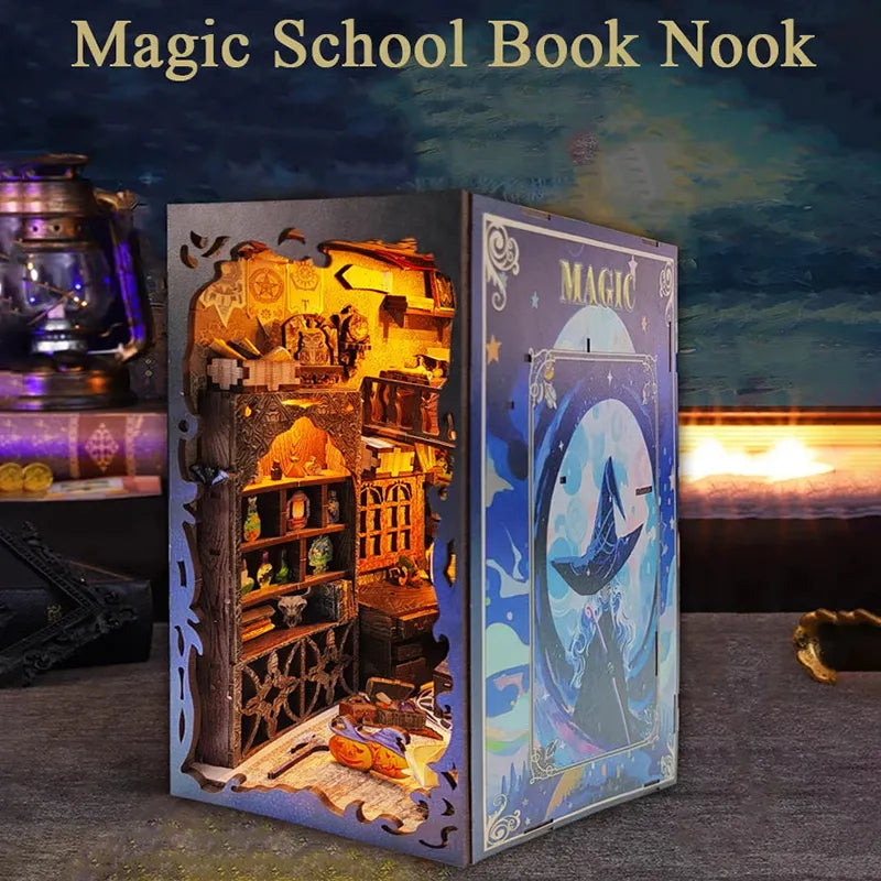 DIY Book Nook Kit | Magic School - CraftoyX