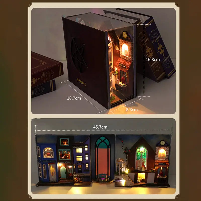 Book Nook Kit | Magic Spell Street-CraftoyX