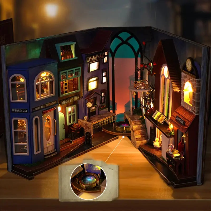 Book Nook Kit | Magic Spell Street-CraftoyX